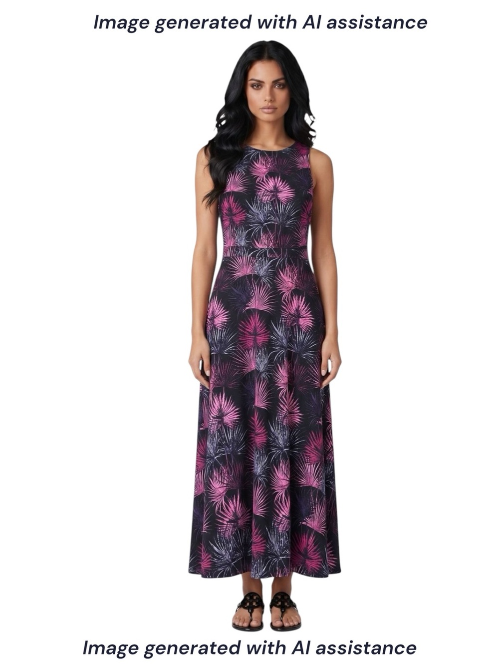 Yessica size 4 (EU36) abstract print cutout back midi dress